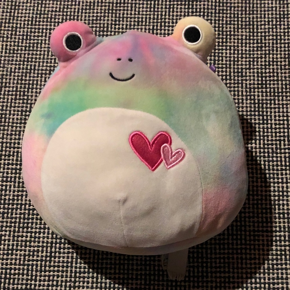 Squishmallows Carlito Tie-Dye Valentine’s Day Frog